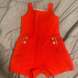 Red romper Janie and Jack